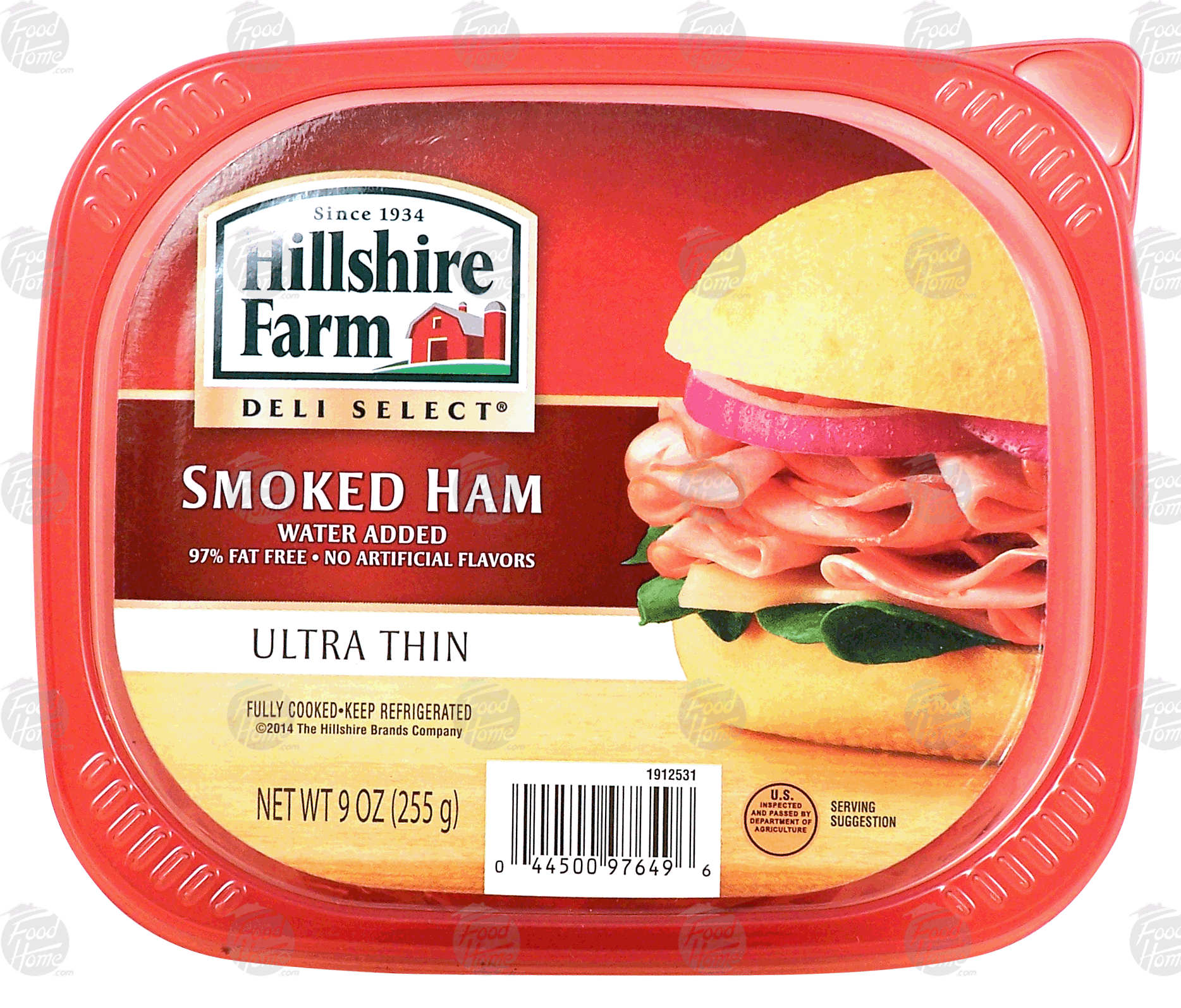 Hillshire Farm Deli Select smoked ham, ultra thin Full-Size Picture